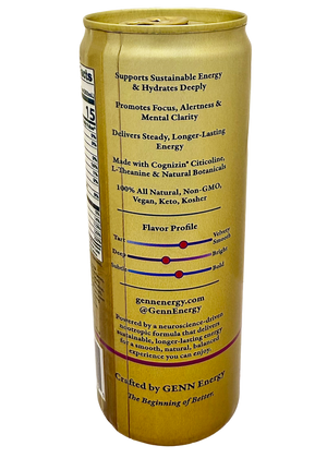 GENN Functional Energy & Hydration Drink – Blueberry Blackberry –  12 Pack