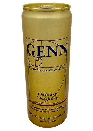 GENN Functional Energy & Hydration Drink – Blueberry Blackberry –  12 Pack